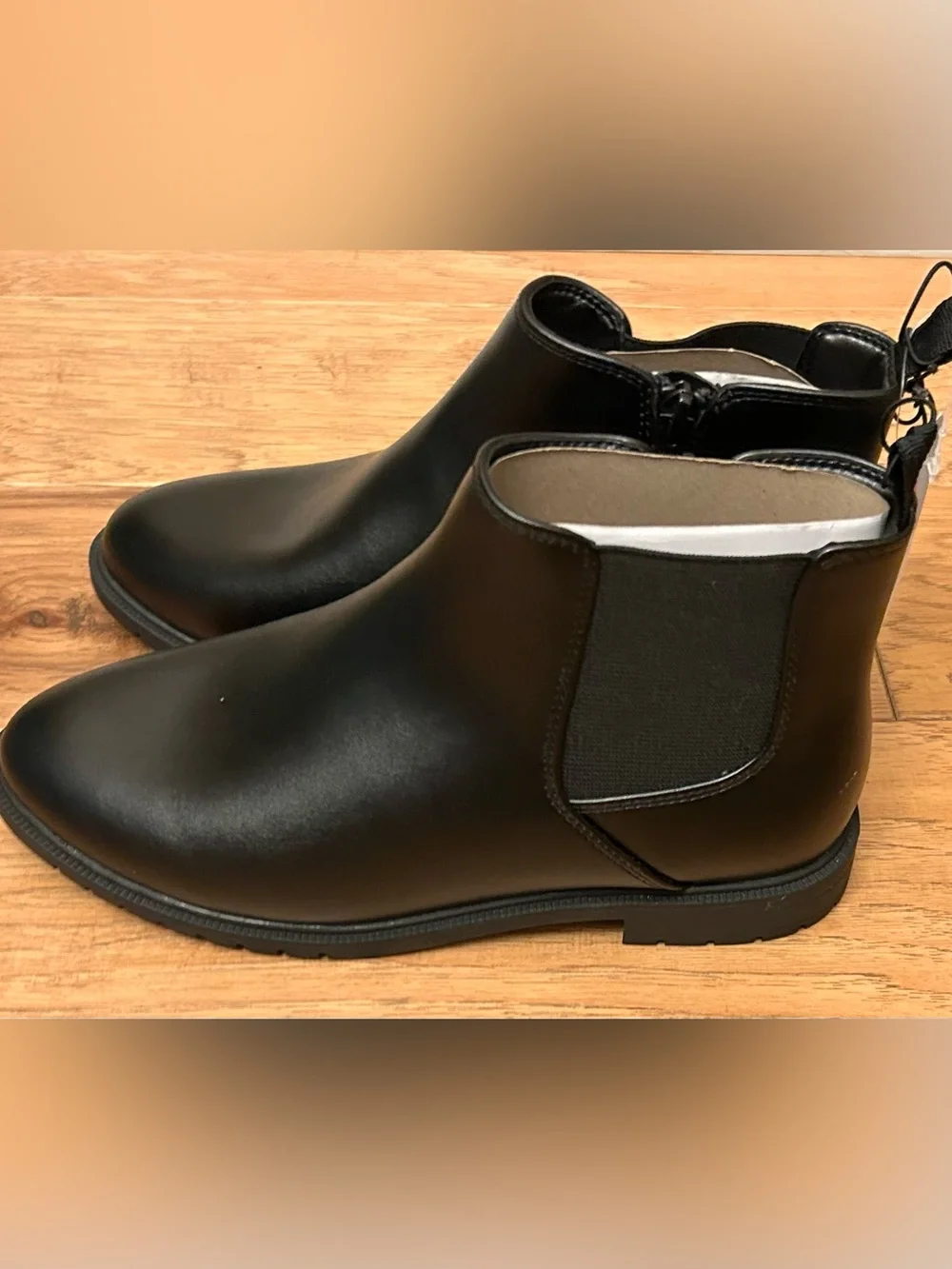 Kids' Brandy Chelsea Ankle Boots - Cat & Jack™ Black Size 4 new